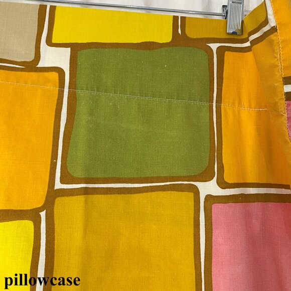 Vintage 70s sheet and two pillowcases full double / Royal Canon Roman Holiday - Picture 8 of 10